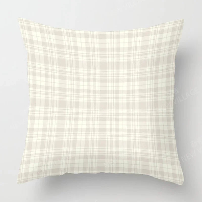 Simple Checkered Pillowcase