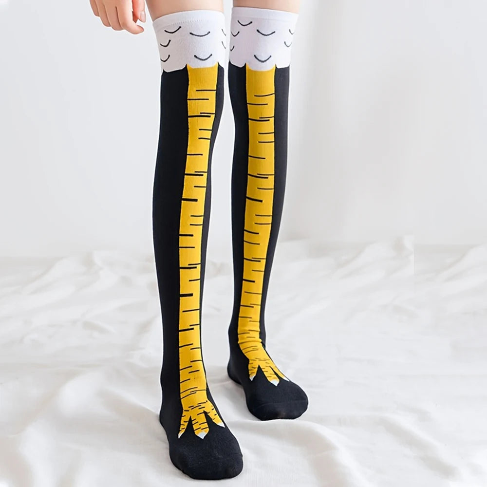 Funny Chicken Knee-High Socks