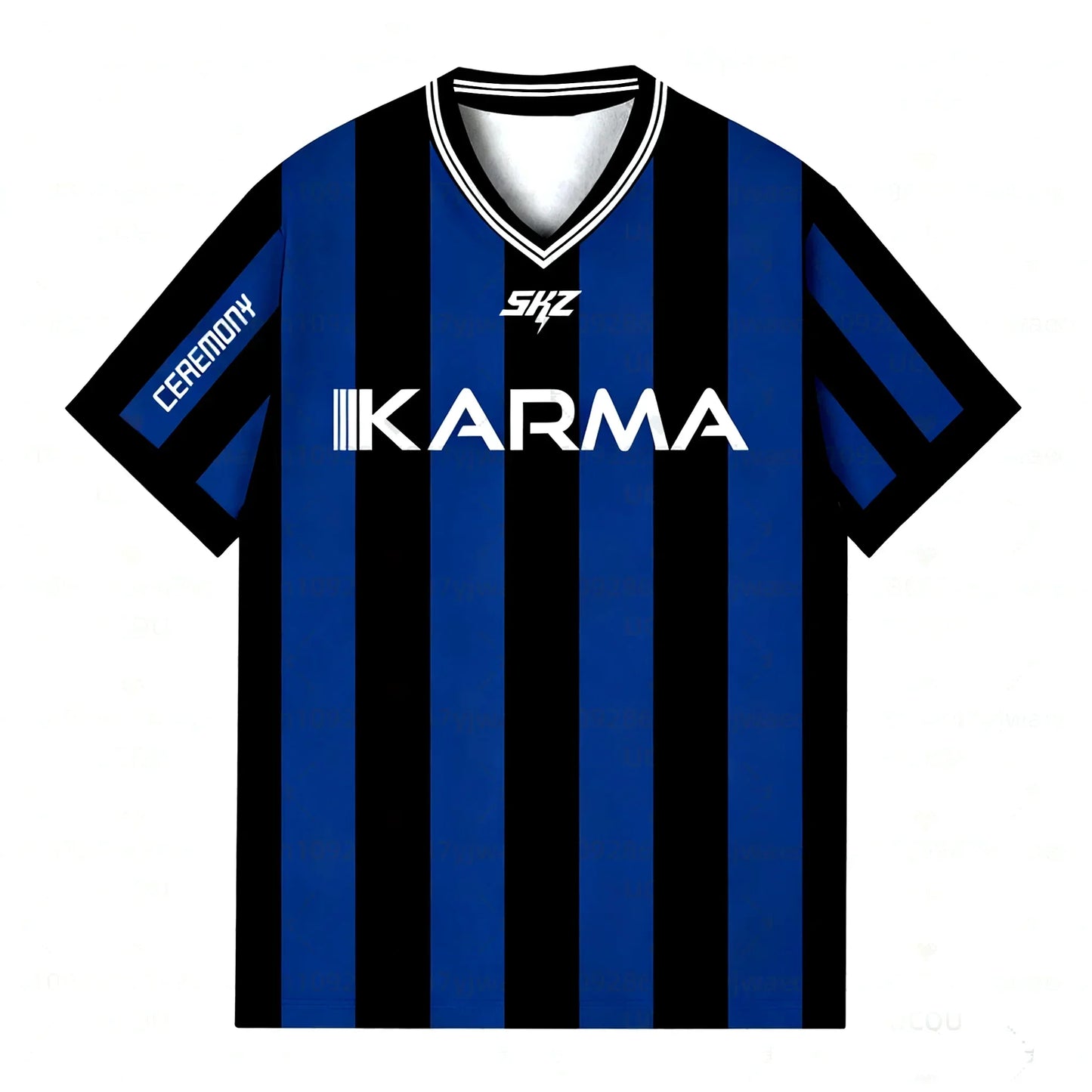 Karma Stripped Fußball-T-Shirt