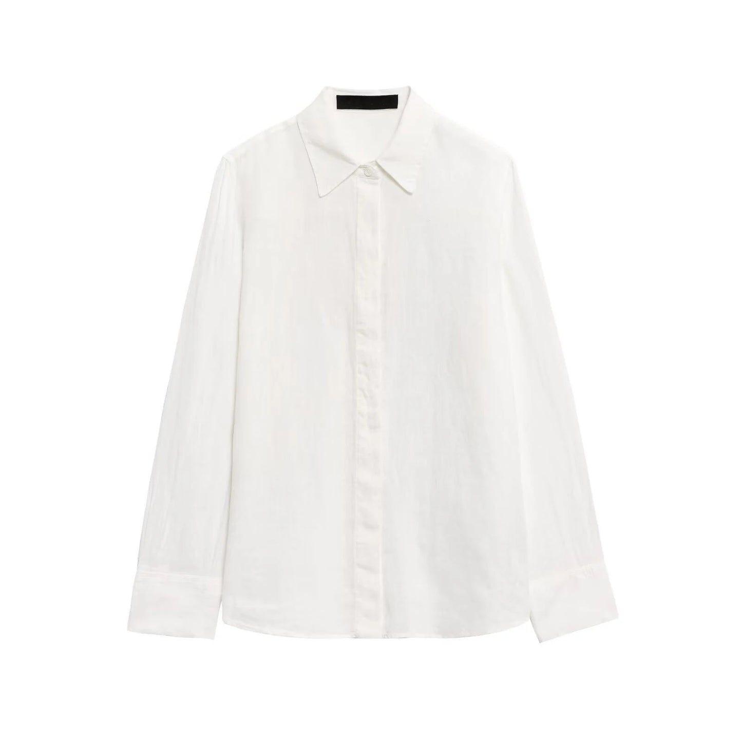 Women Single Breasted Casual Vintage Blouse