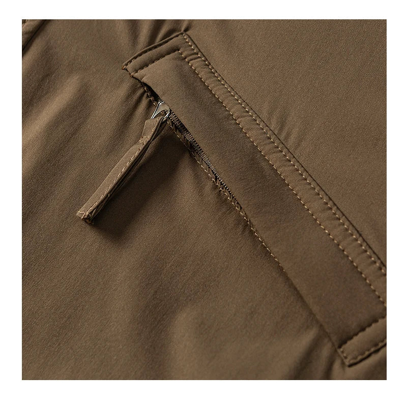 Faux Fur Thicken Cargo Puffer Jacket