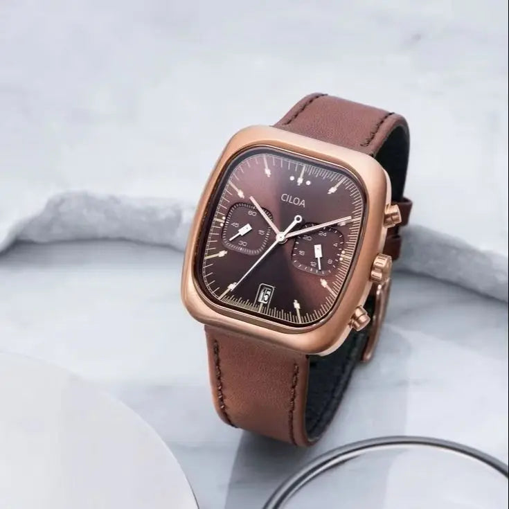 2026 Nuevo reloj cuadrado para hombre, de nicho, lujo ligero, de alta gama, a la moda