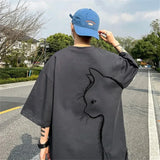 Korean Cat Oversized T-shirt