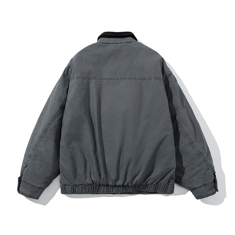 Corduroy Padded Windbreaker Jacket