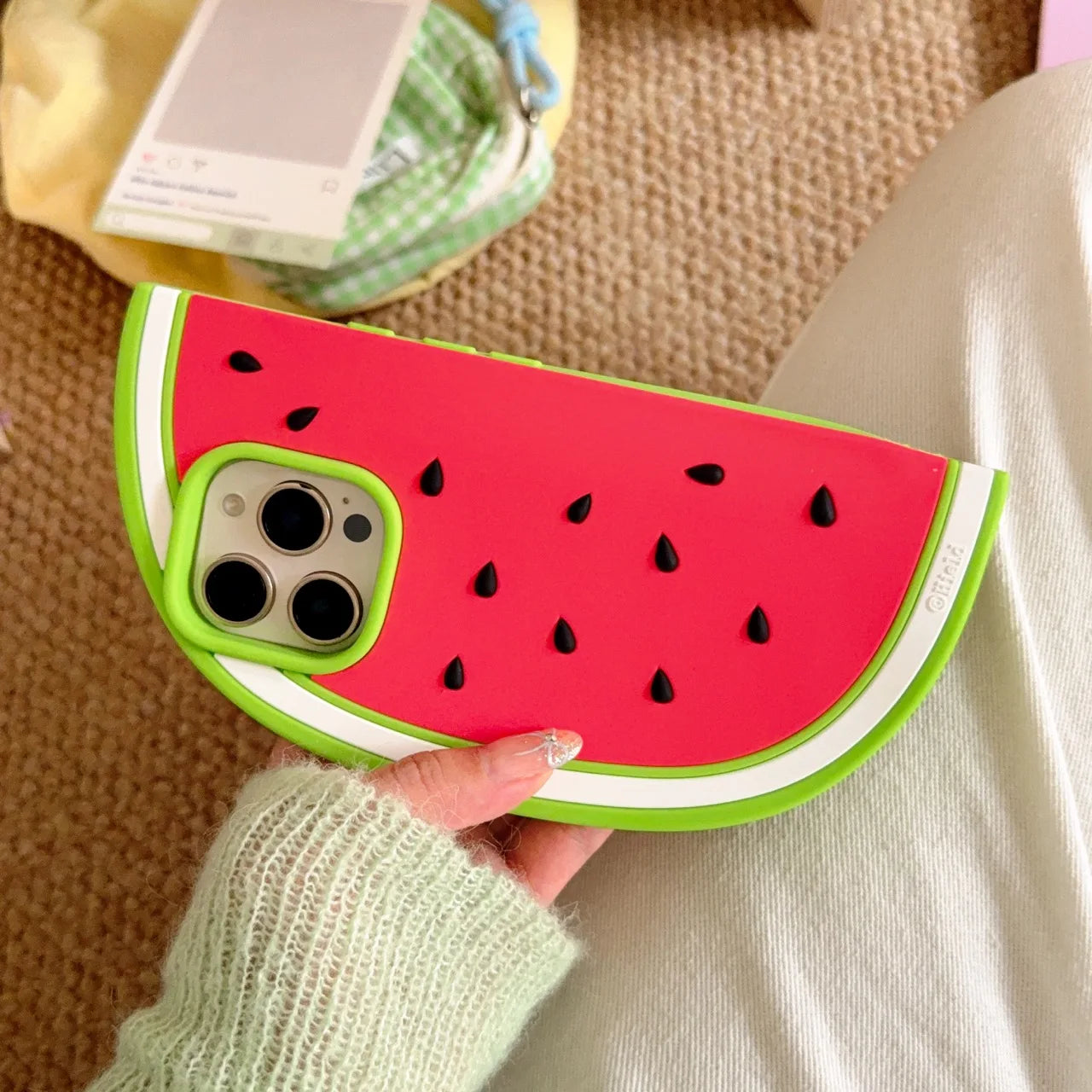 Watermelon 3D Soft Shockproof iPhone Case