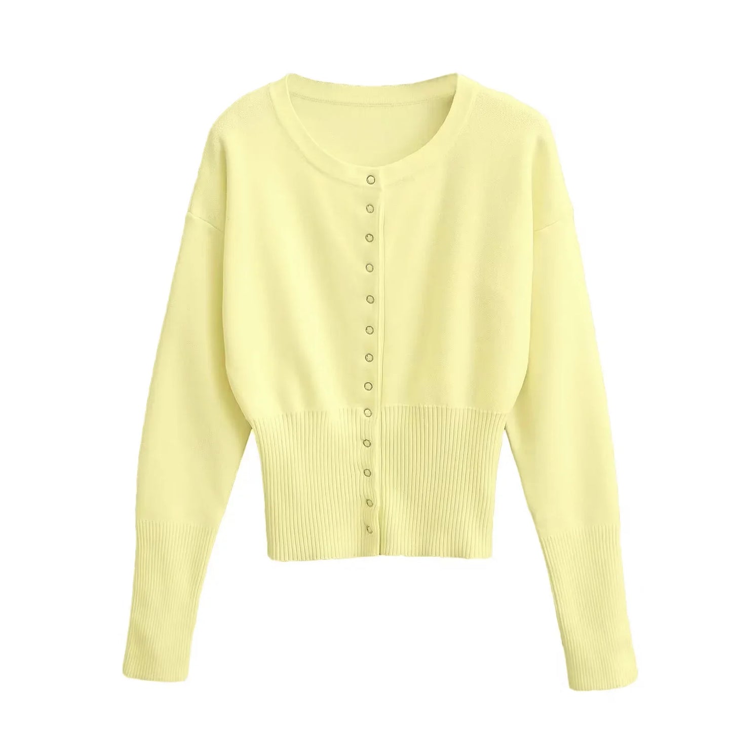 Corporate Girlie Ribbed Cardigan