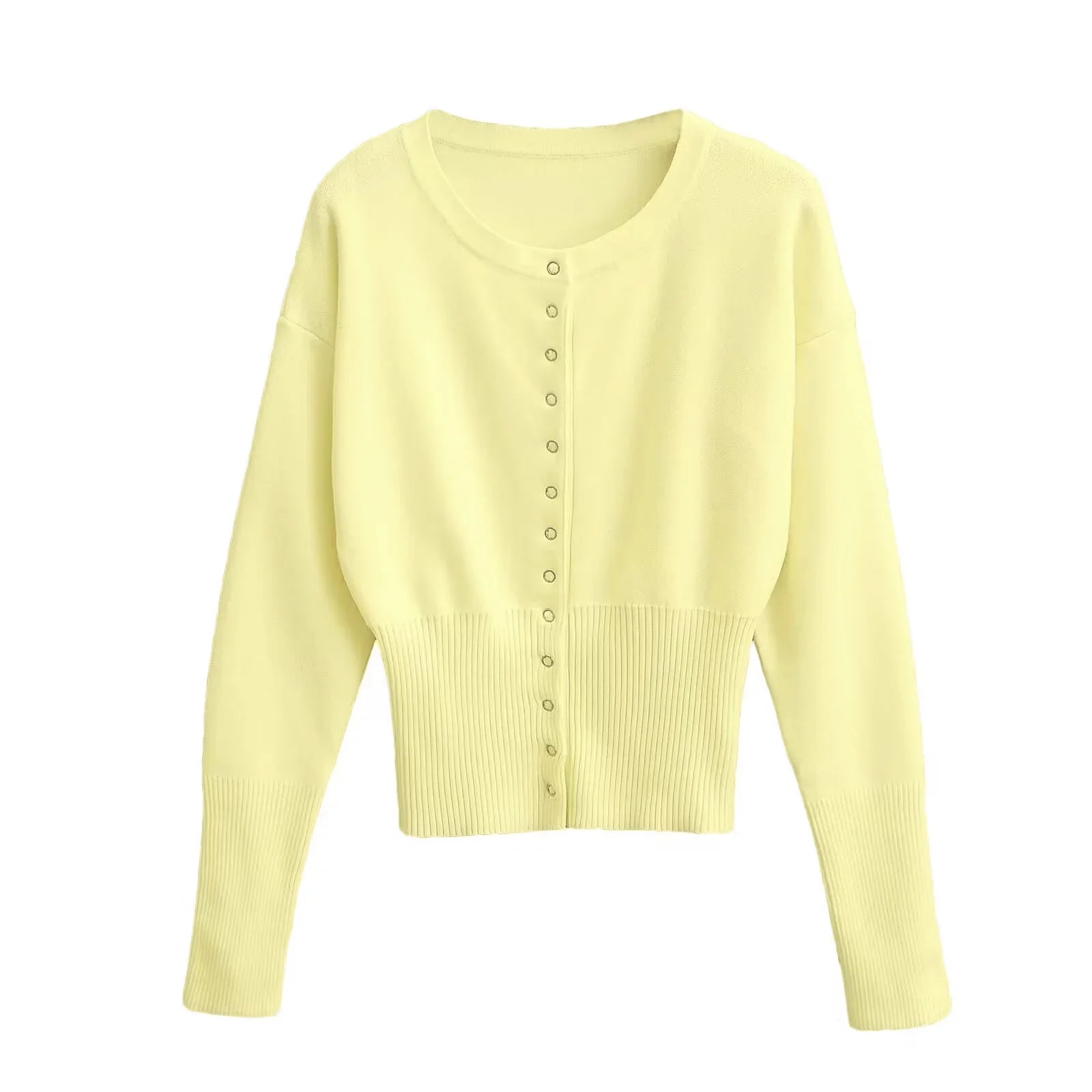 Corporate Girlie Ribbed Cardigan
