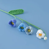 Bell Orchid Bouquet Kintted Crochet Flower