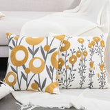 Floral Tufted Decorative Pillow Cover