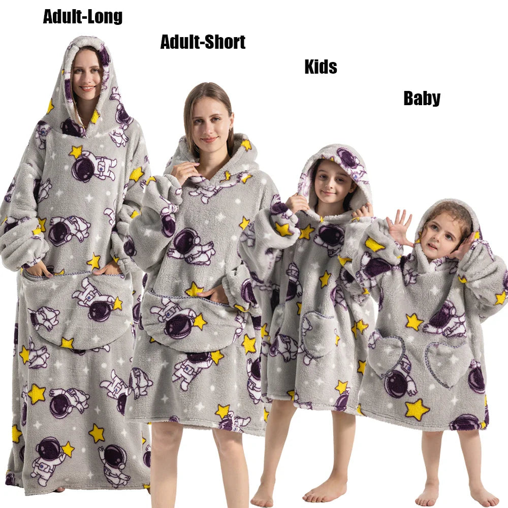 Oversized Blanket Family Matching Hoodie