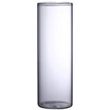 Vintage Minimalist Glass Vase Cylinder Flower