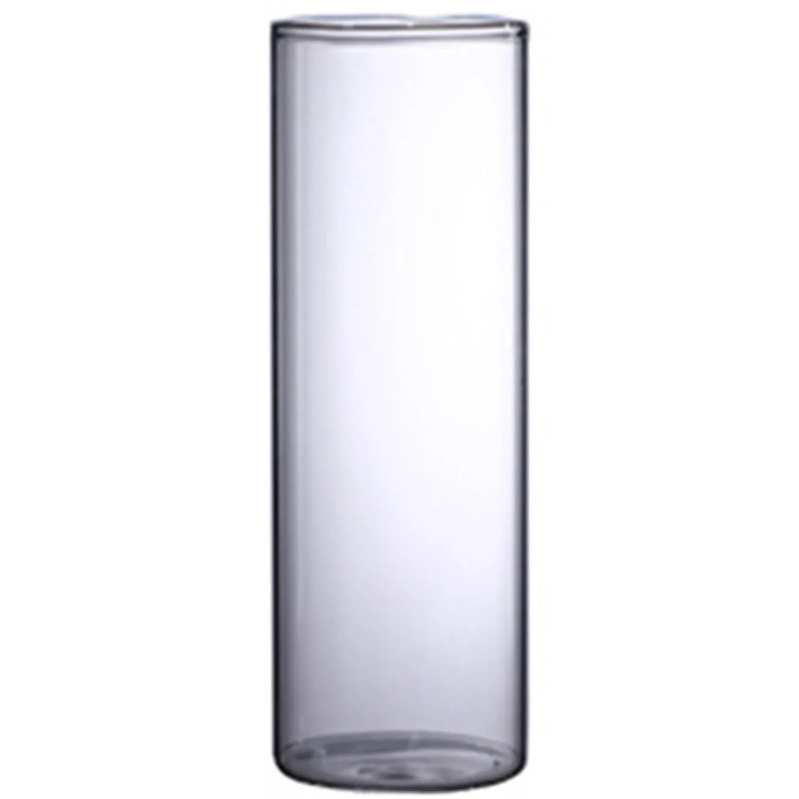 Vintage Minimalist Glass Vase Cylinder Flower