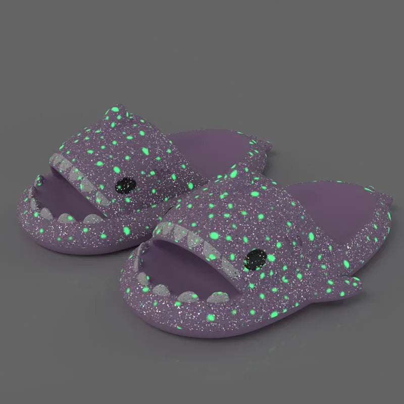 Luminous Sharky Slippers