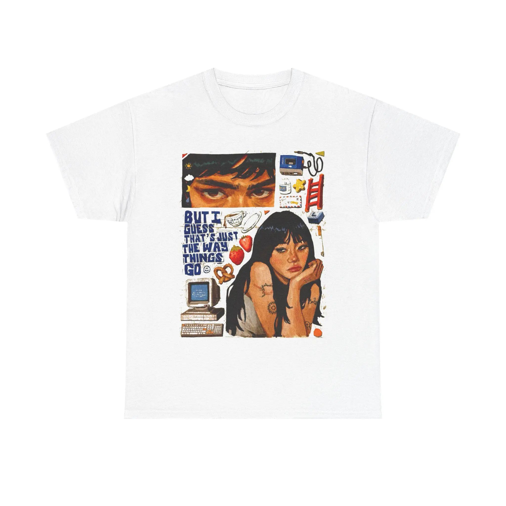 Retro Japanese Anime Girl Indie T-shirt
