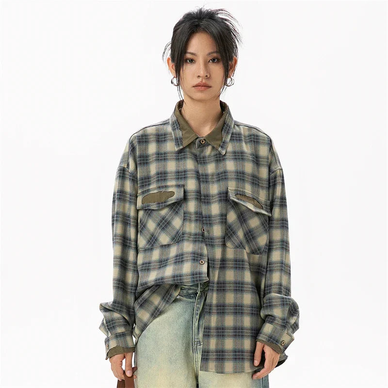 Plaid Print Women's Shirt