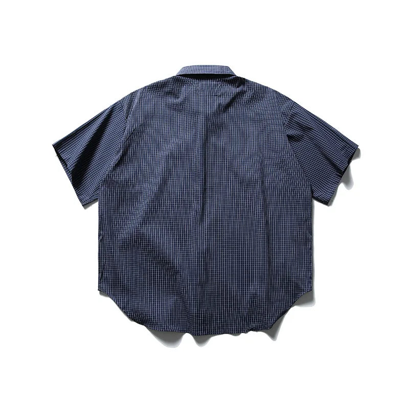 Plaid Short Sleeve Casual Shirt
