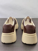 Thick Bottom Casual Leather Platform Shoes