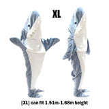 Cartoon Shark Blanket Hoodie