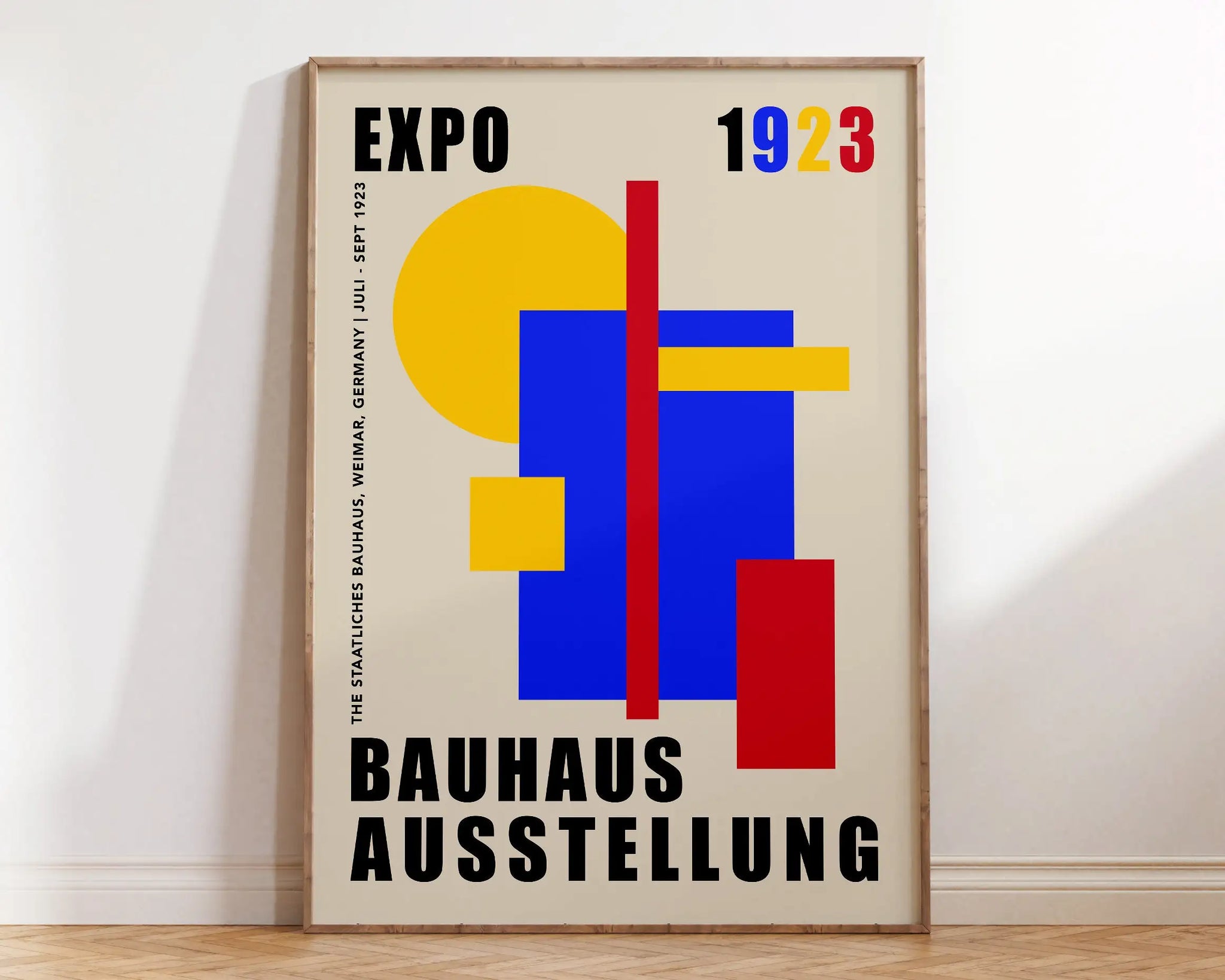 Modernist Geometric Canvas Poster
