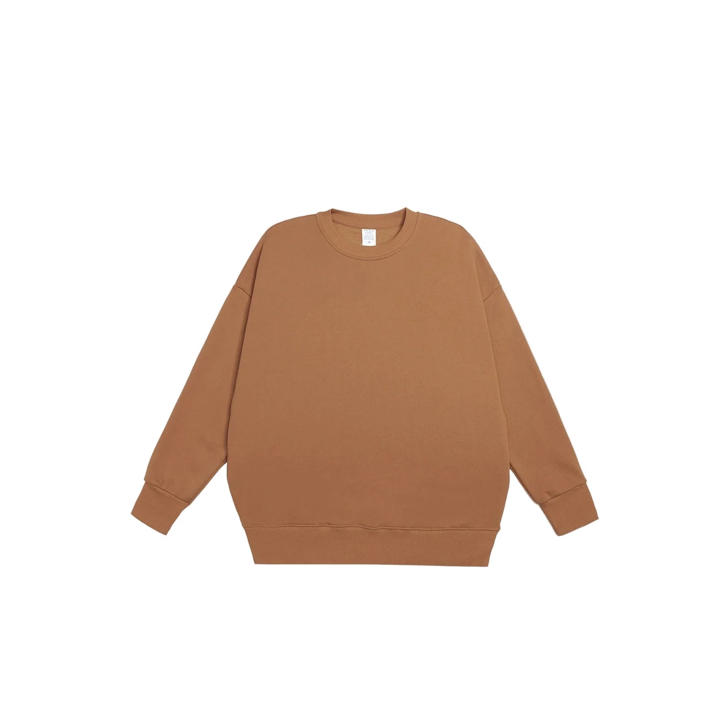 Basic Thick Fleece Crew Neck Sweater