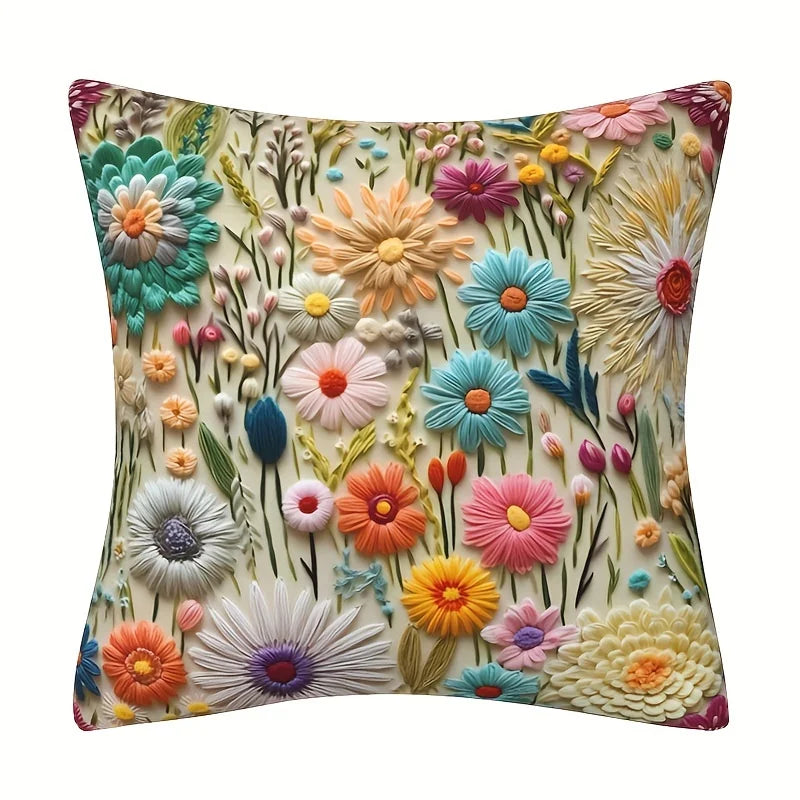 Flower Secret Realm Flower Pillowcase
