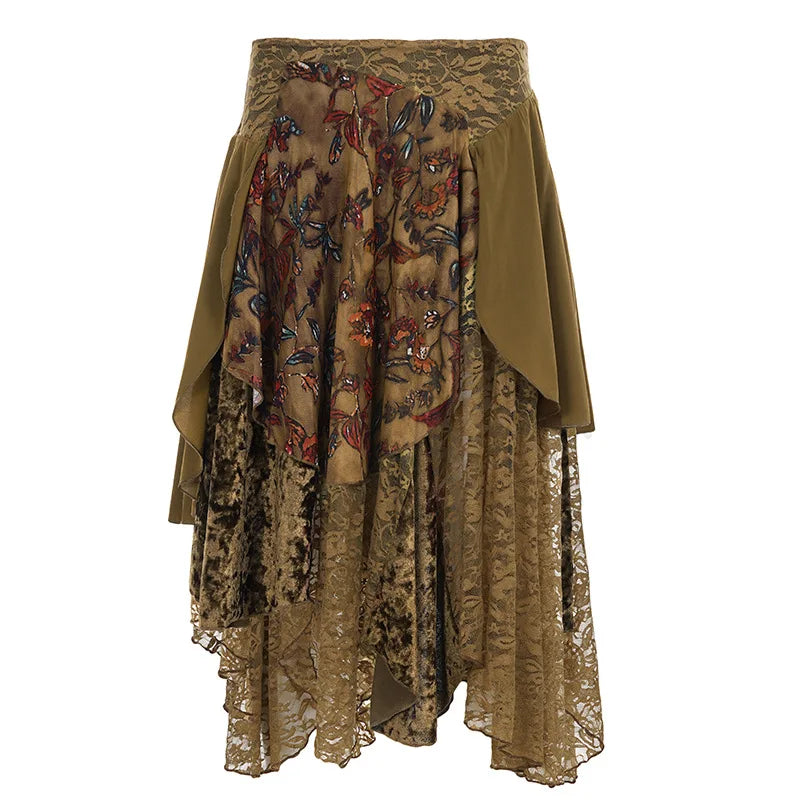 Fairycore Layered Midi Skirt