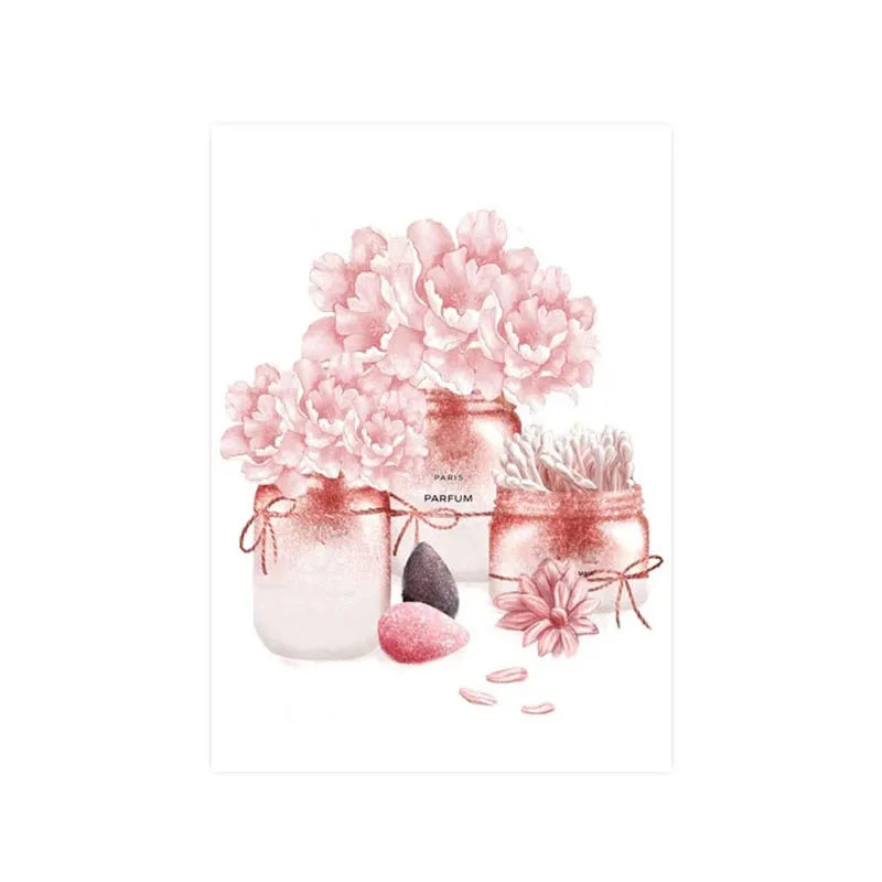 Perfume And High Heel Makeup Poster