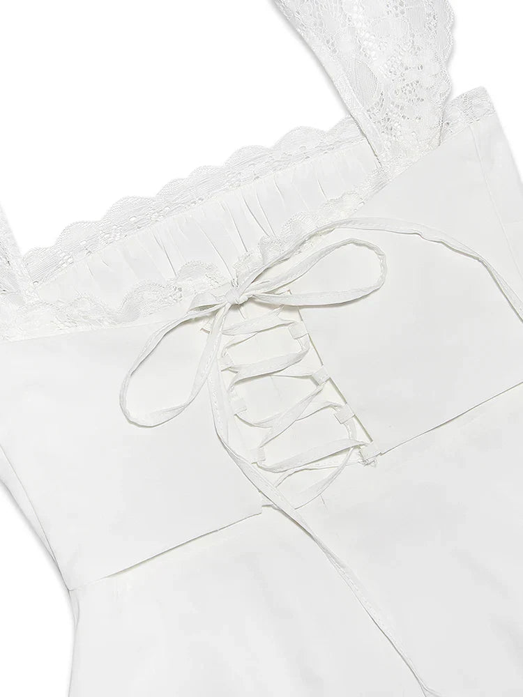 A Line Soft Girl Mini Dress