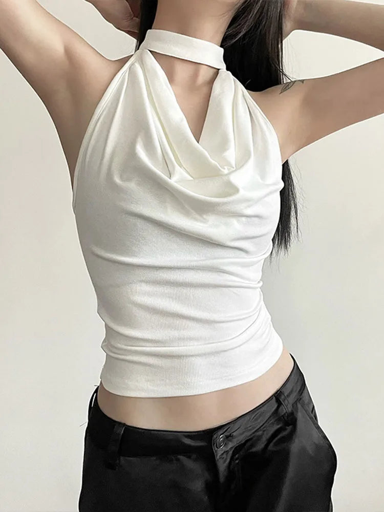 Solid Color Simple Casual Top