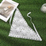 Flower Print Triangle Handmade Headband