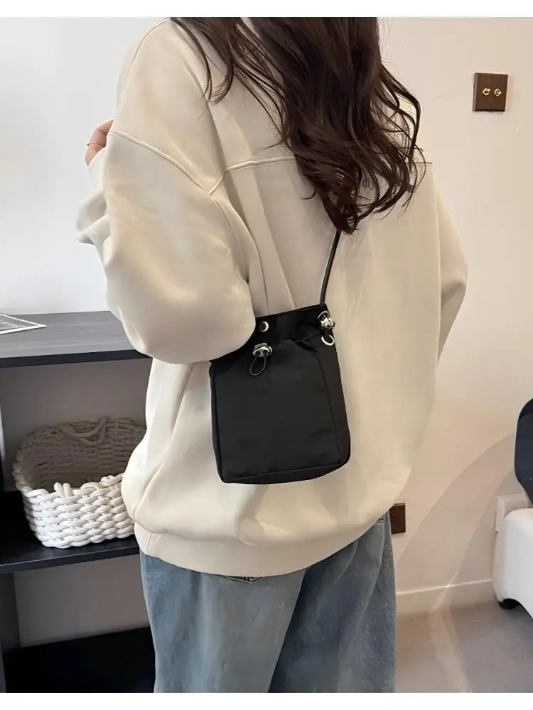 Nylon Crossbody Wallet Shoulder Bag