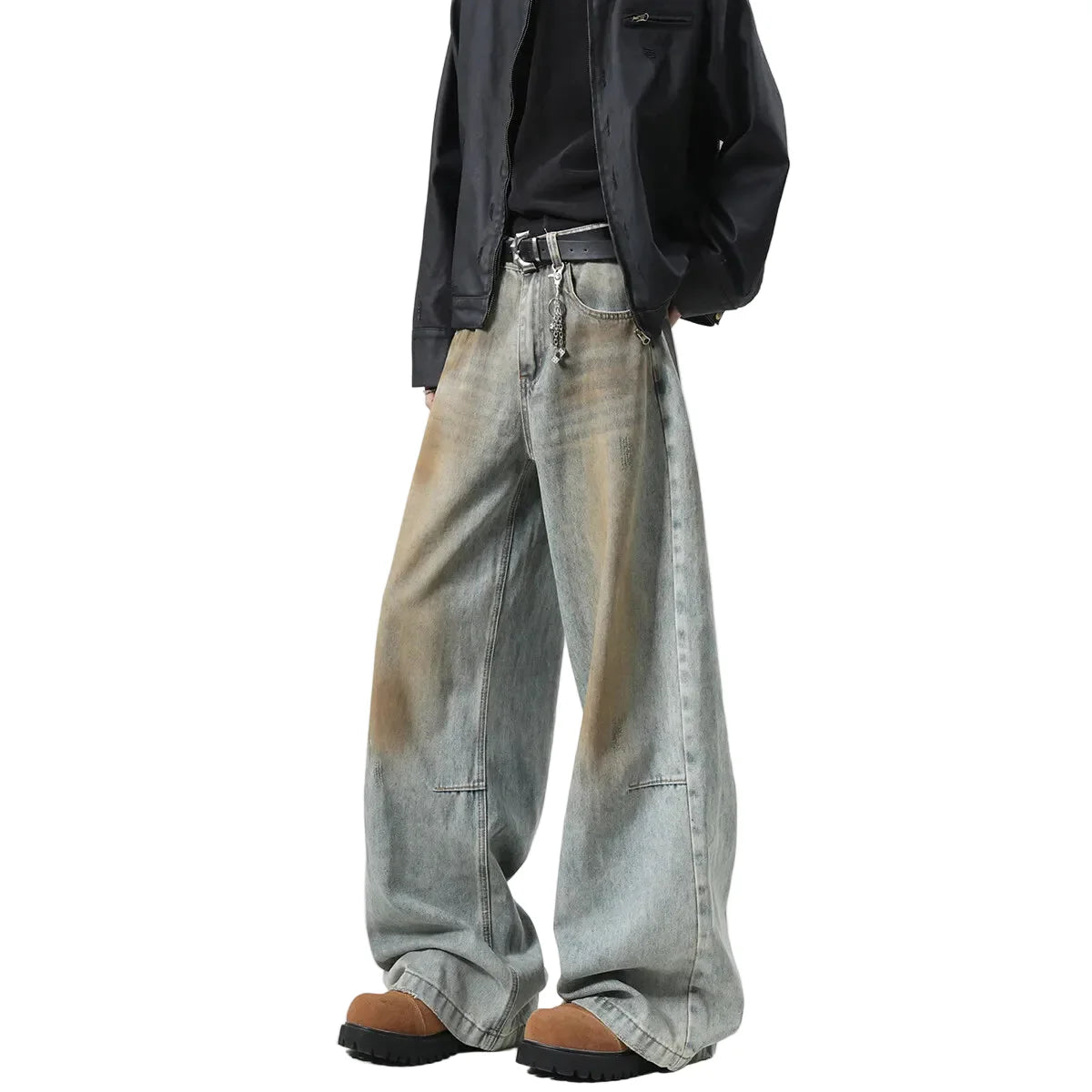 Rusty Loose Fit Metal Denim Jeans
