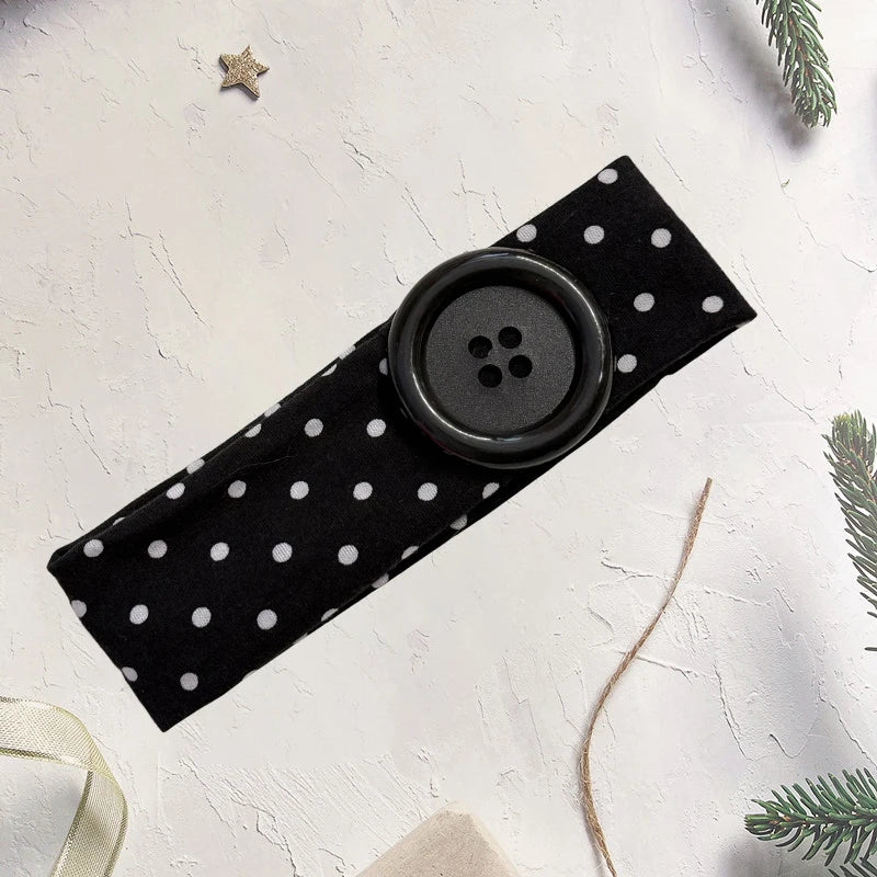 Kawaii Button Headband