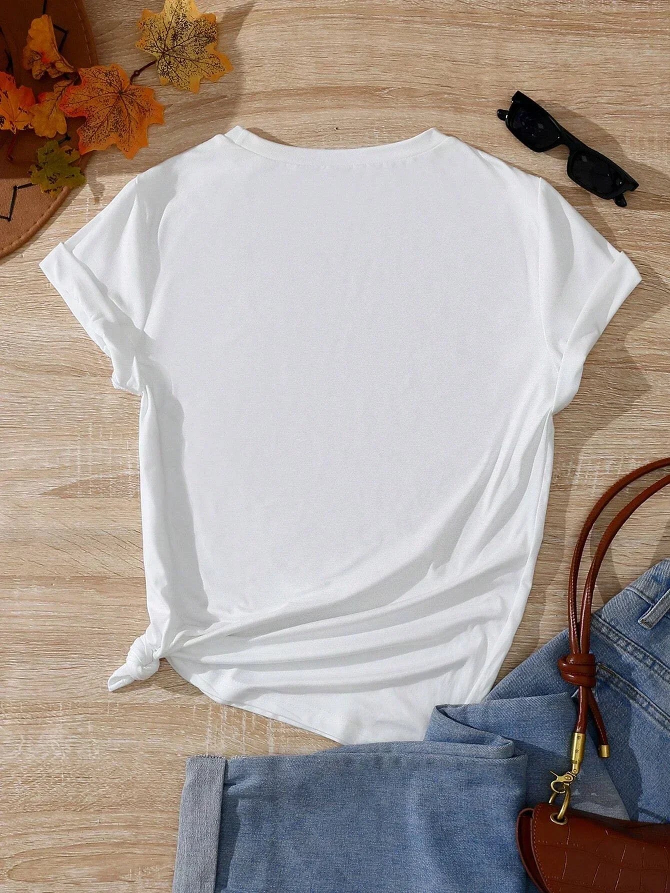 Wunderschönes T-Shirt mit Muscheldruck