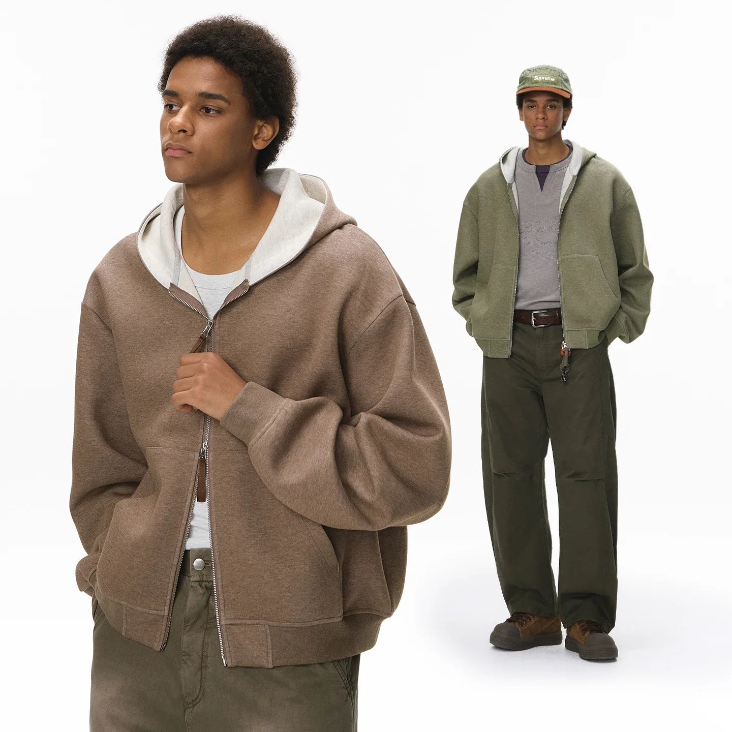 Reversible Zip-Up Hoodie