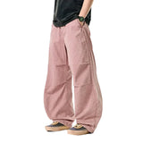 Washed Wide Leg Vintage Cargo Pants