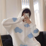 Blue Sky Cloud Hooded Sweatshirt
