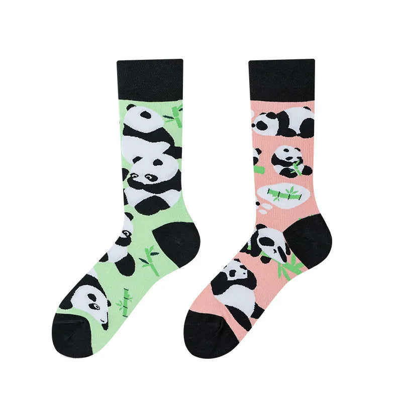 Cartoon Irregular Style Colorful Breathable Unisex Socks