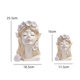 Angel Human Head Vintage Vase