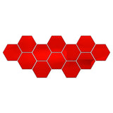 Hexagon 3D Mirror Wall Sticker