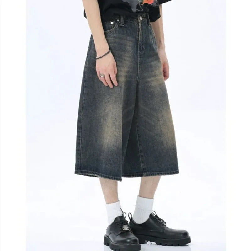 Retro Washed Oversized Jorts