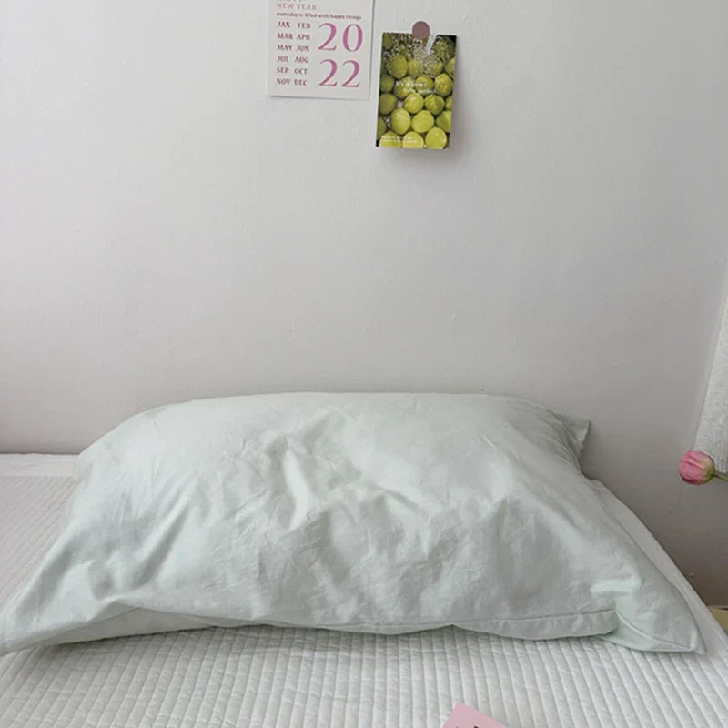 Cotton Colorful Stripe Pillow Case