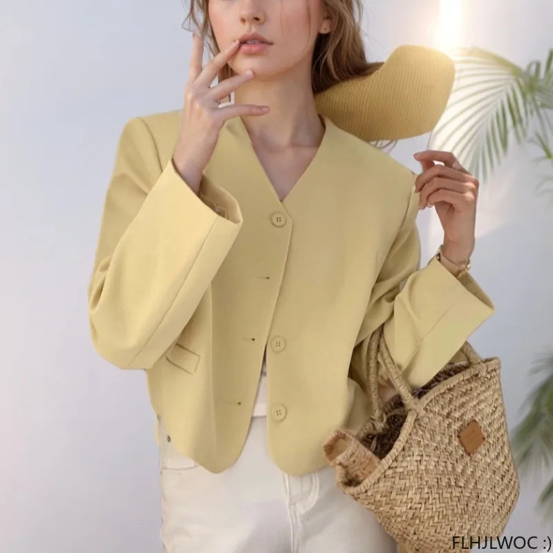 Old Money Short Women Coats