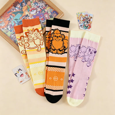 3 Pairs Anime Socks