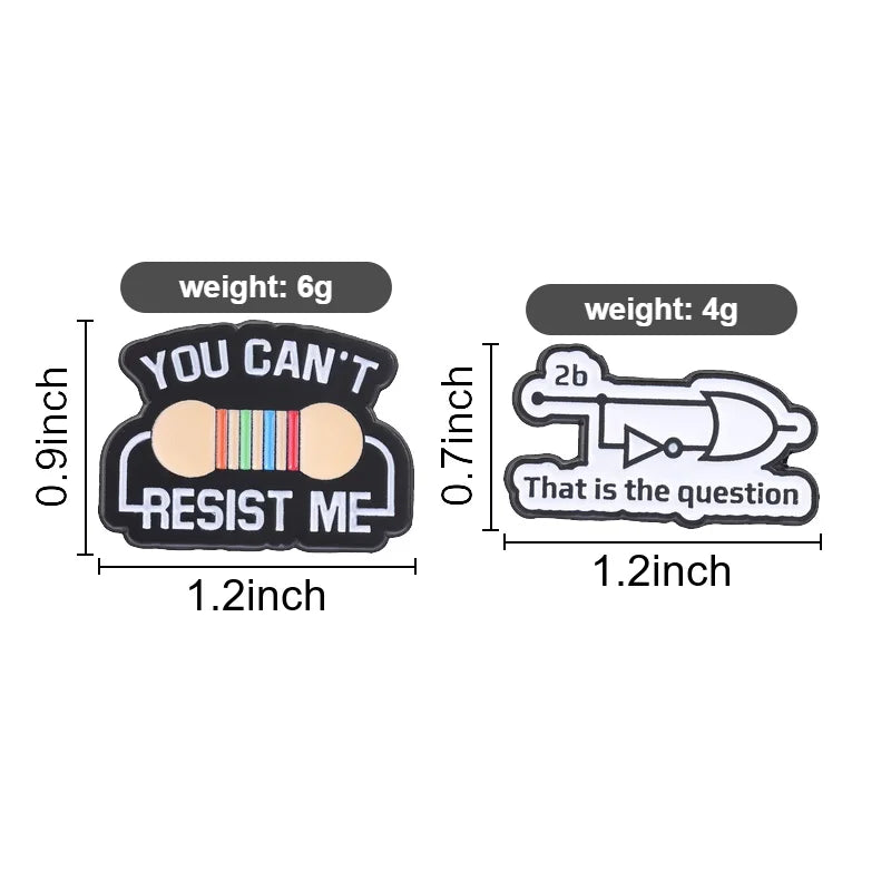 Electronic Engineer Enamel Pin