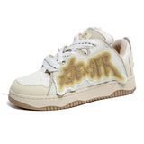 Retro Alphabet School Sneakers
