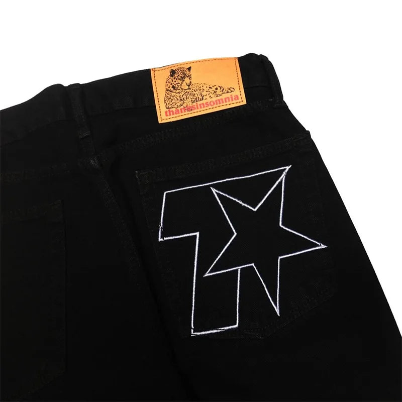 Comfortable White Star Jeans