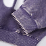 Sudadera con capucha estampada con letras PEACE