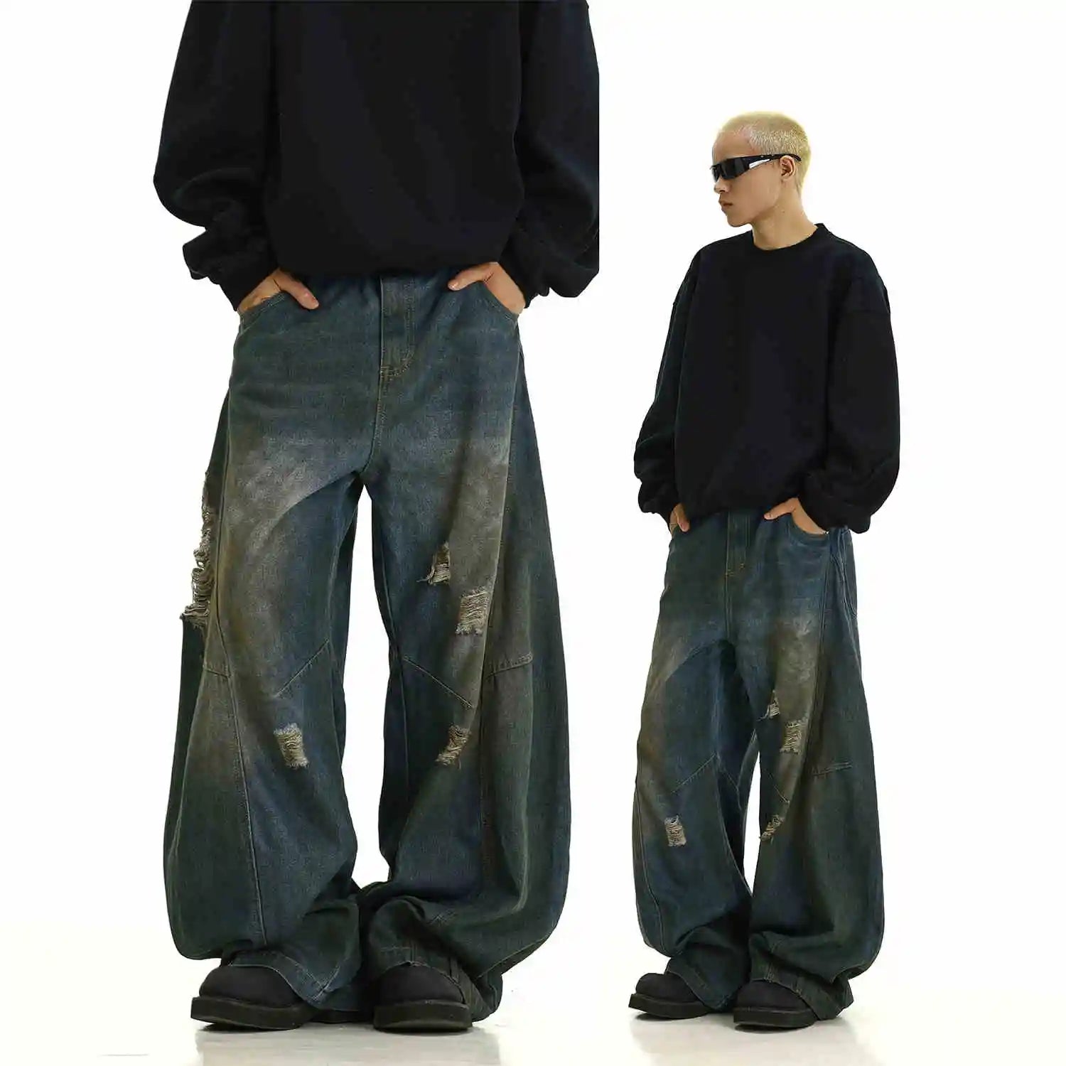 Retro Baggy Y2K Wide Leg Jeans