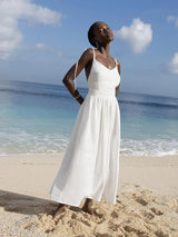 Summer Linen Midi Dress